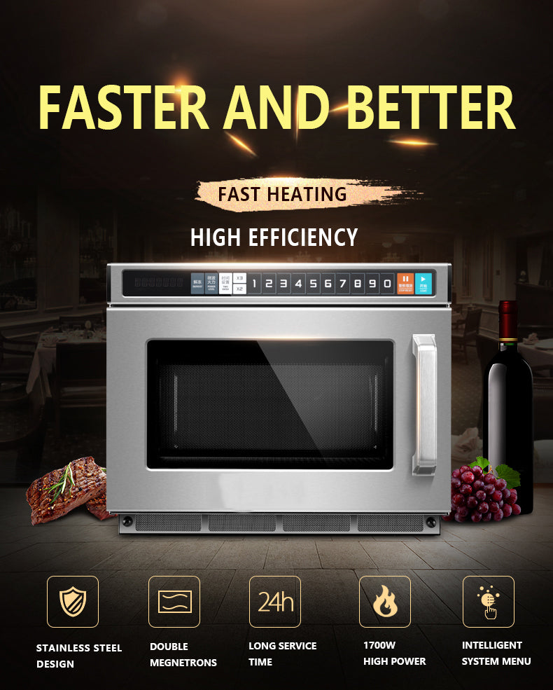 Compact Microwave Oven with Grill - 220V, High Quality for Long Use