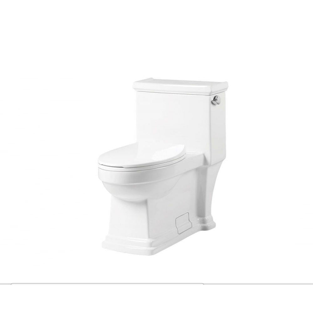 One-Piece Dual Flush Toilet - Soft Close, Modern WC Ceramic