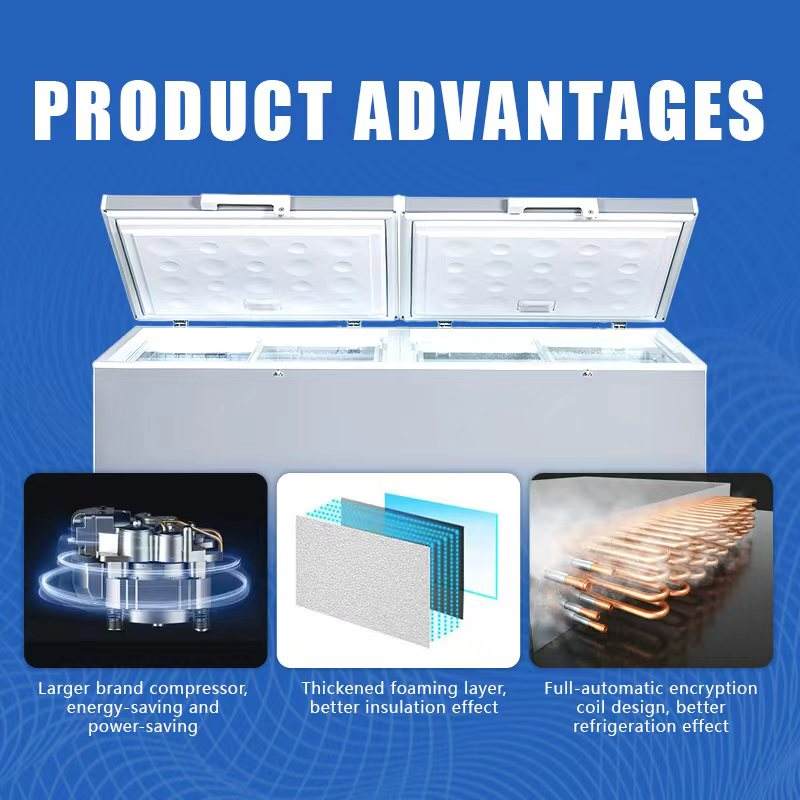 Commercial Top Freezer - Single Temperature with Deep Freeze Function