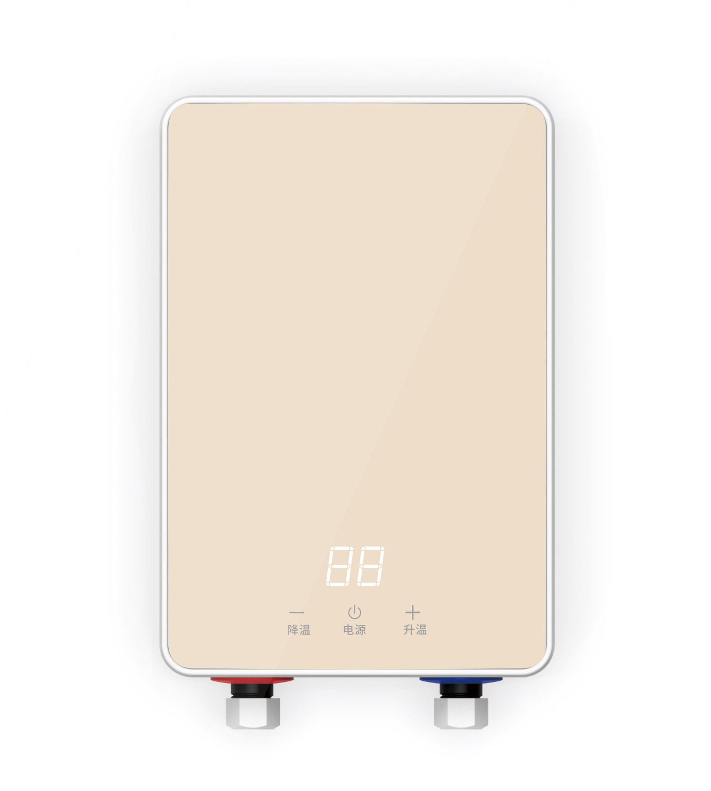 CE Stainless Steel Tankless Water Heater - 6000W, Wall Mounted