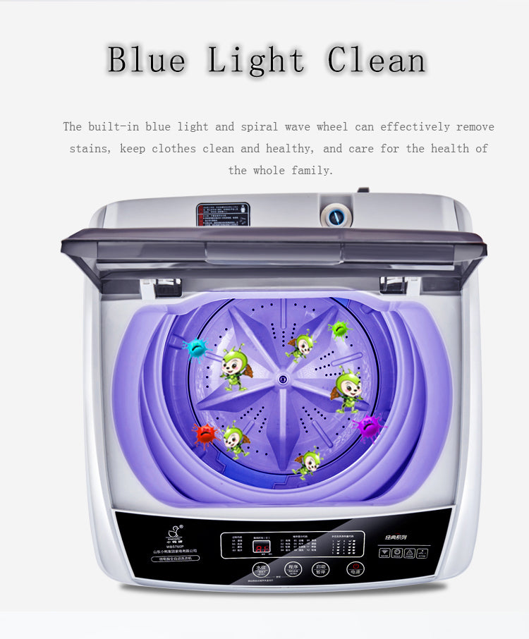 6kg Large Capacity Automatic Washer - For Home, Top Load