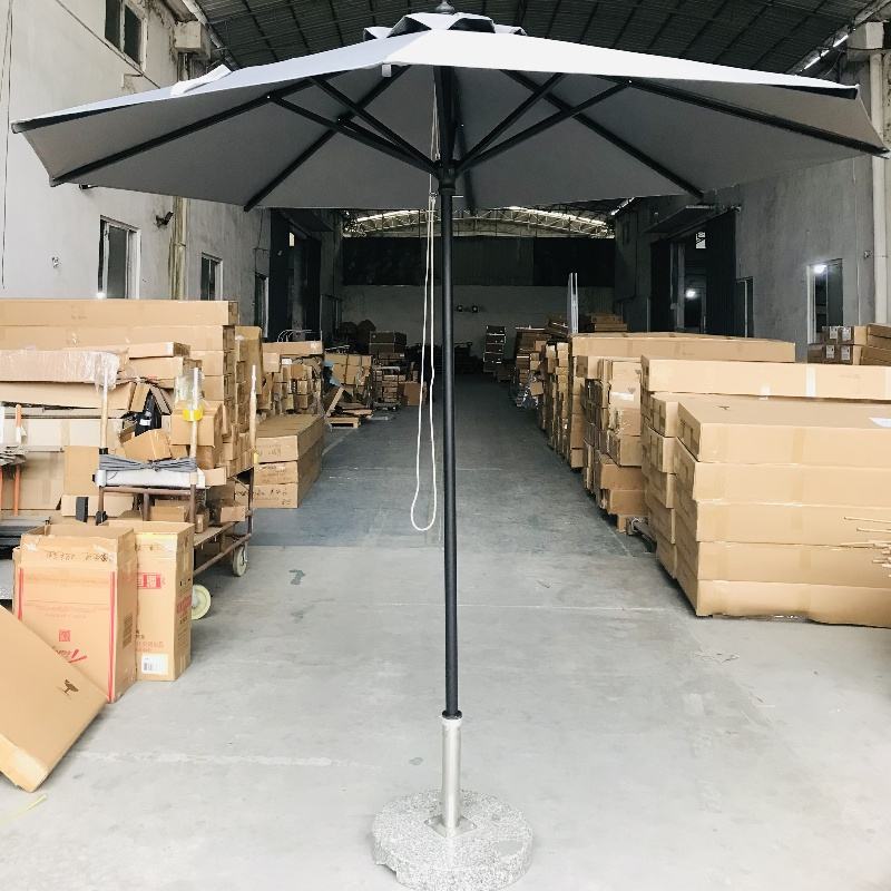 Windproof Pagoda Beach Umbrella - Aluminum for Pool & Garden