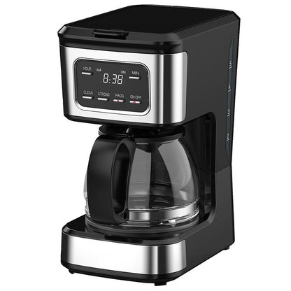 650W Programmable Drip Coffee Maker - 6 Cups, Adjustable Water Level