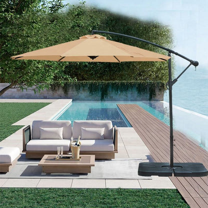 Height-Adjustable Patio Umbrella - Cantilever for Restaurant & Garden