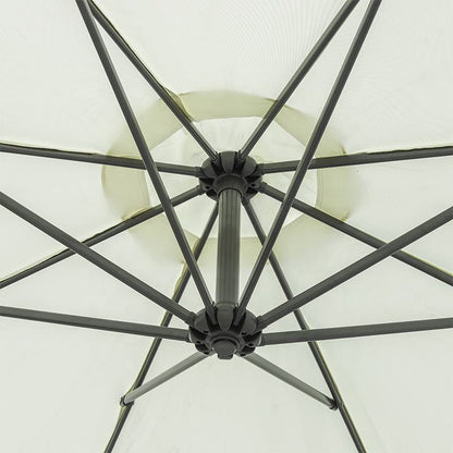 Height-Adjustable Patio Umbrella - Cantilever for Restaurant & Garden