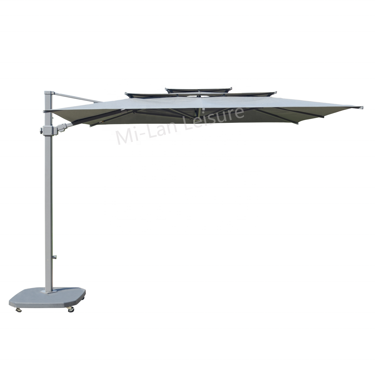 Heavy-Duty Aluminum Cantilever Umbrella - Patio & Garden Furniture