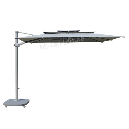 Heavy-Duty Aluminum Cantilever Umbrella - Patio & Garden Furniture
