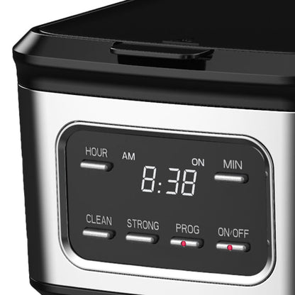 650W Programmable Drip Coffee Maker - 6 Cups, Adjustable Water Level