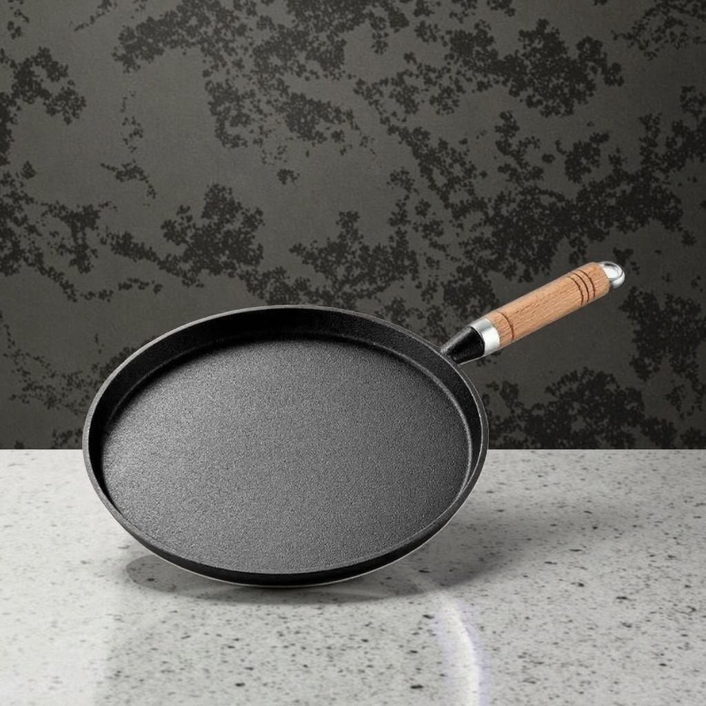 Cast Iron Skillet - Induction Compatible, Non-Stick & Coating-Free
