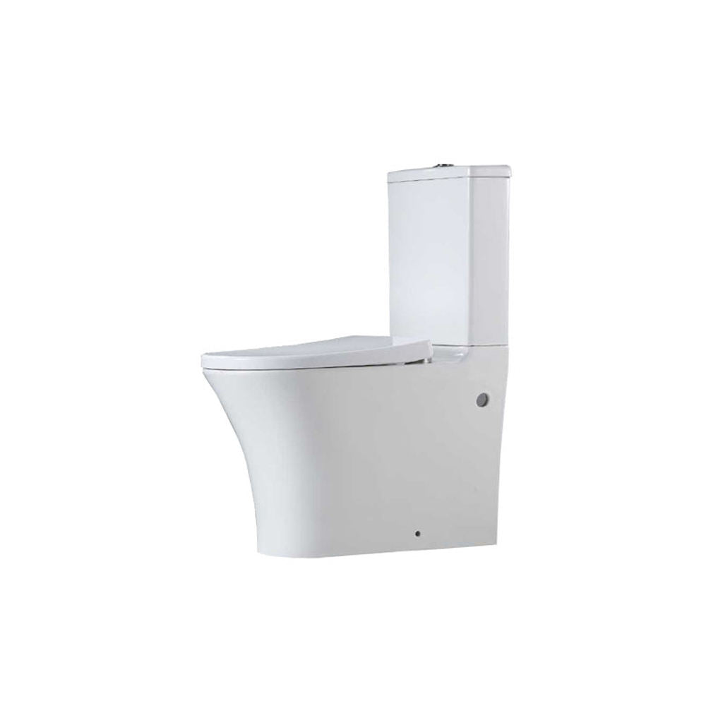 One-Piece Dual Flush Toilet - Soft Close, Modern WC Ceramic