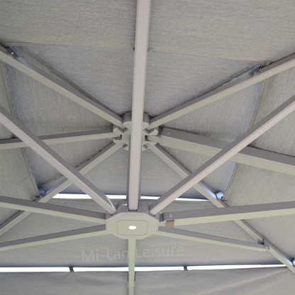 Heavy-Duty Aluminum Cantilever Umbrella - Patio & Garden Furniture