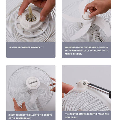 Solar Rechargable Fan