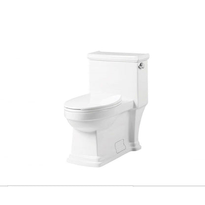 One-Piece Dual Flush Toilet - Soft Close, Modern WC Ceramic