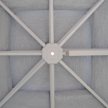 Heavy-Duty Aluminum Cantilever Umbrella - Patio & Garden Furniture