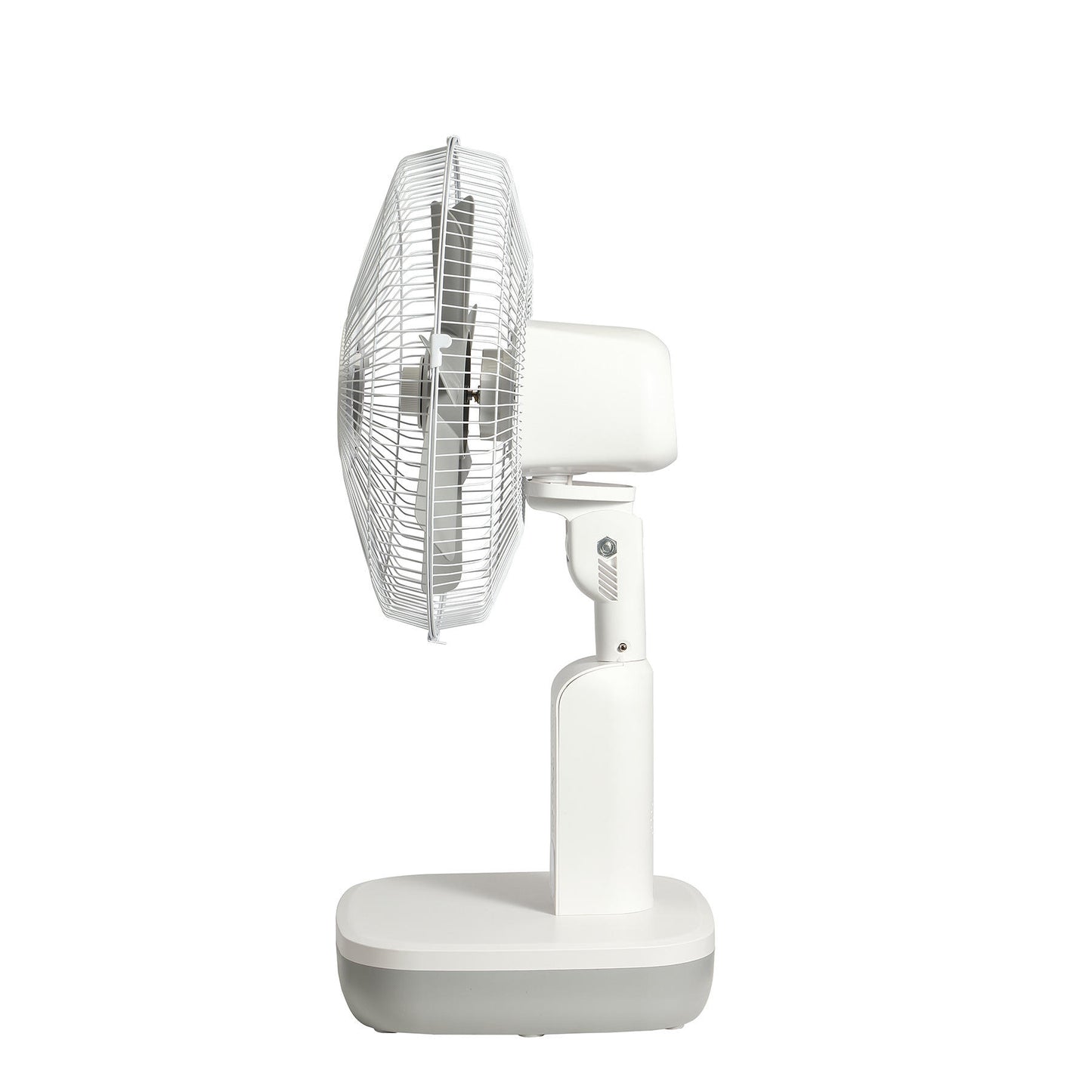 12-Inch Solar Table Fan - USB Rechargeable, Large Battery for Indoor/Outdoor