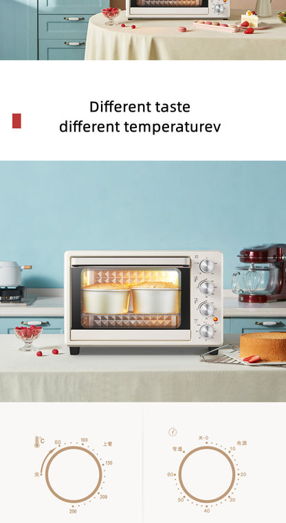 32L Compact Cake Oven - Automatic, Multifunction Mini Oven