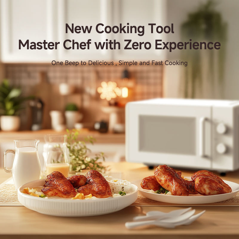 Compact Microwave Oven with Grill - 220V, High Quality for Long Use