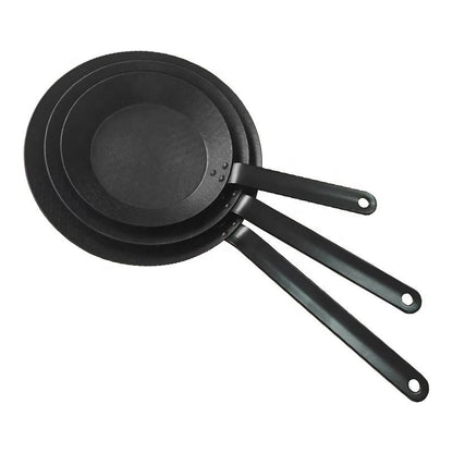 Carbon Steel Fry Pan - Classic Design for Home Kitchen