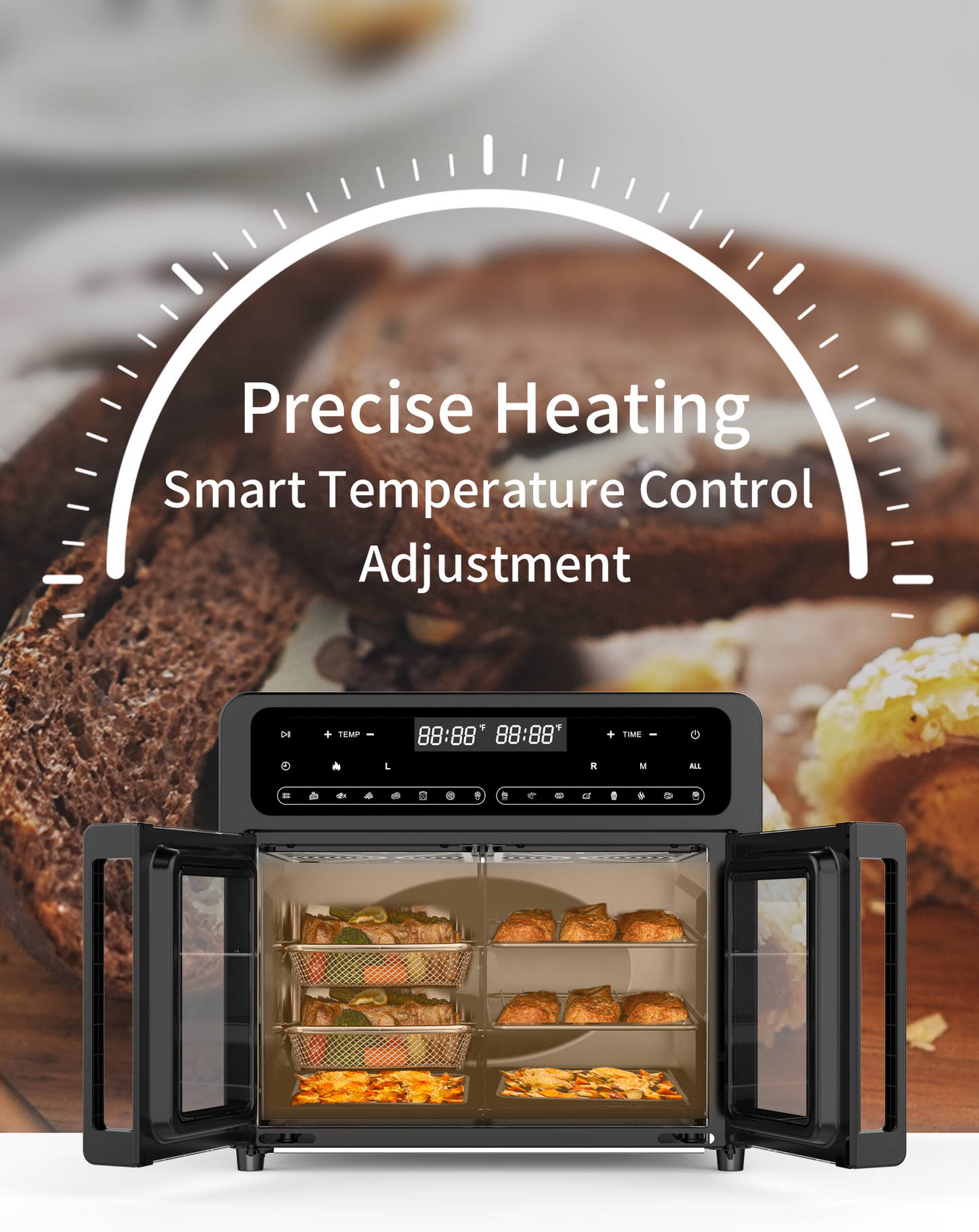 Large Air Fryer Toaster Oven
