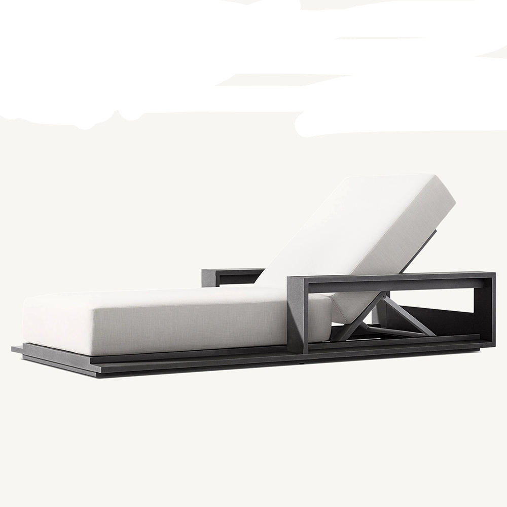 Outdoor Aluminum Sun Lounger - for Hotel, Villa, Beach & Patio