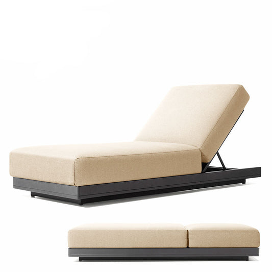 Aluminum Pool Lounge Chair - Beach Sun Chair & Outdoor Furniture