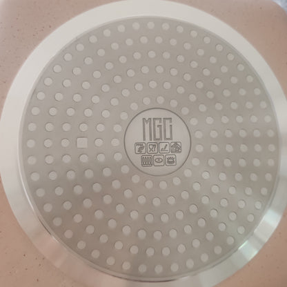 German Bevel Series Granite Pan - 24/28cm Black Non-Stick, Kitchen Set