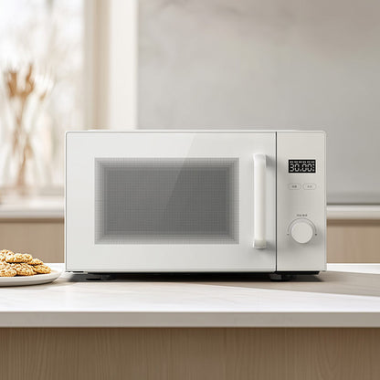 20L Digital Mini Microwave Oven with Auto Cook, Glass Turntable for Home & Hotel Countertop