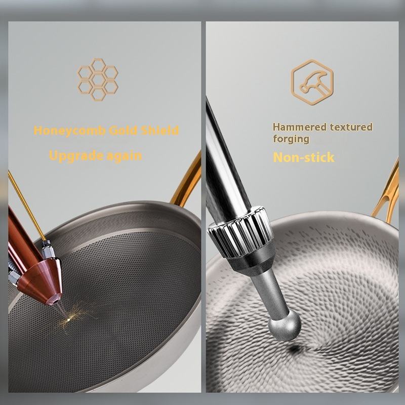 Pure Titanium Cookware Set - Non-Stick, Coating-Free, Modern Design