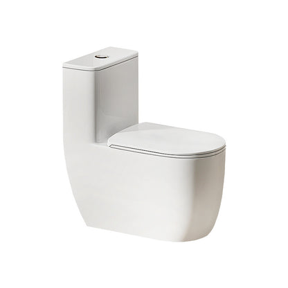 Household Ceramic Toilet - Vortex Flush Technology, Large Water Surface, Water-Saving