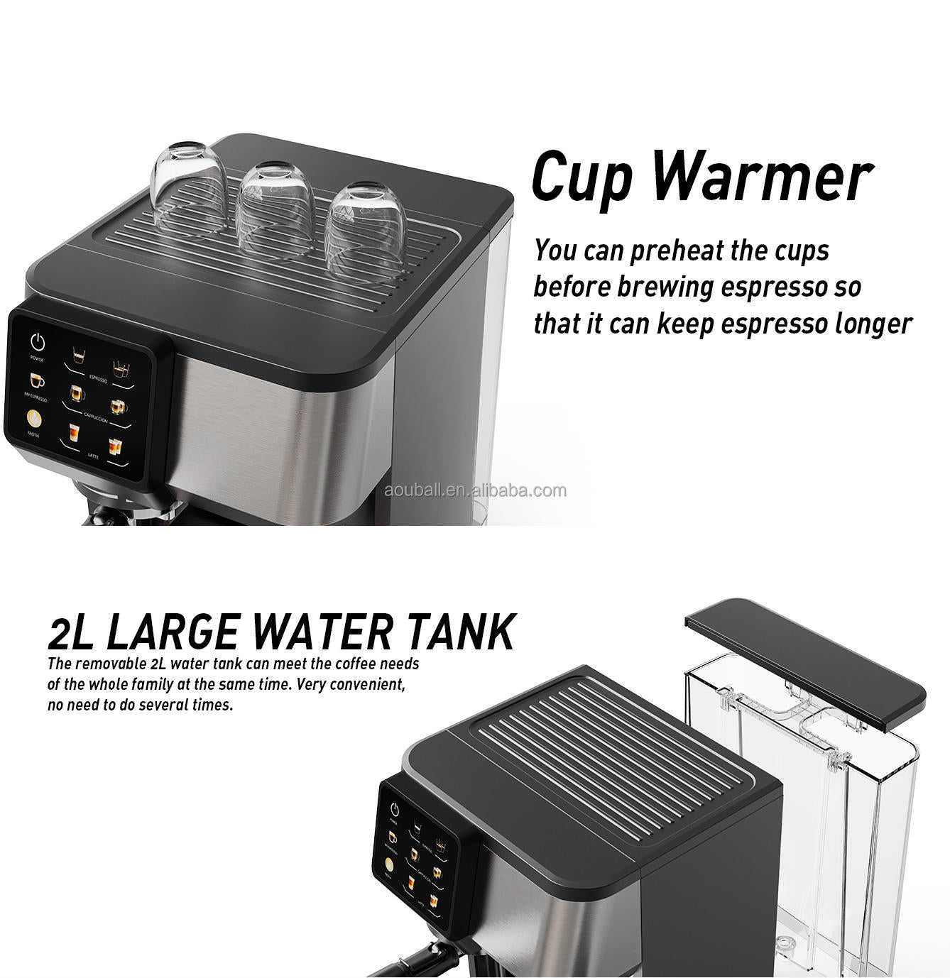 700ml Electric Coffee Maker - Stainless Steel, Also for Beer Brewing