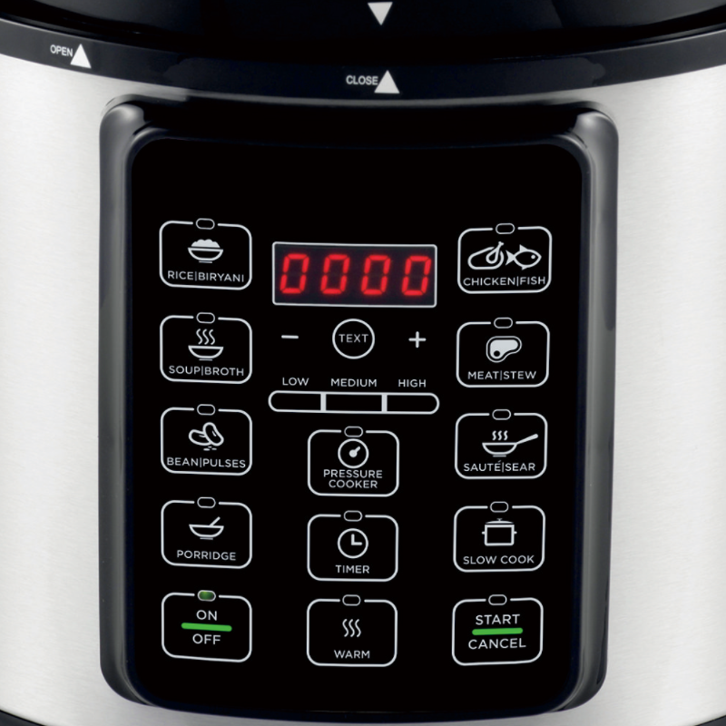 Digital Multi-FSmart Programmable Pressure Cooker & Rice Cooker Set - Multi-Size Options (5L-12L) & 14 Custom Presetsunctional Rice Cooker - 6L Capacity with Durable Heating Tray, Ideal for Indoor & Outdoor Cooking