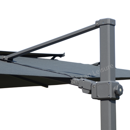 Heavy-Duty Aluminum Cantilever Umbrella - Patio & Garden Furniture