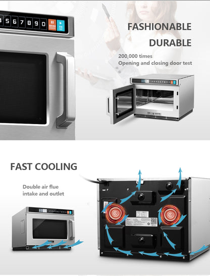 Compact Microwave Oven with Grill - 220V, High Quality for Long Use