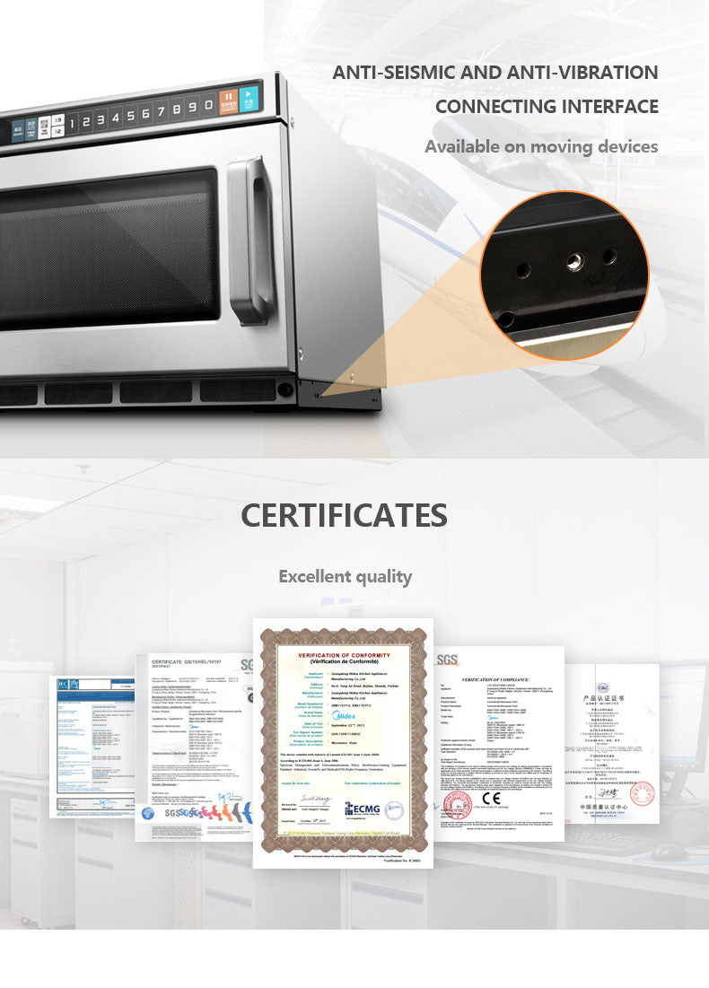 Compact Microwave Oven with Grill - 220V, High Quality for Long Use