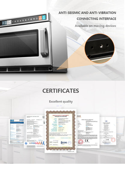 Compact Microwave Oven with Grill - 220V, High Quality for Long Use