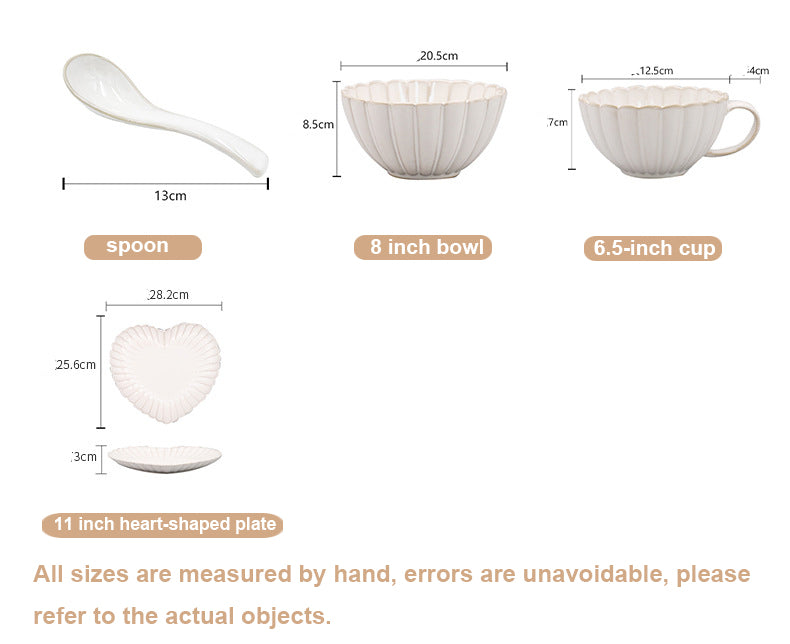 White Porcelain Dinnerware Set - Plates & Bowls for Restaurant Stock