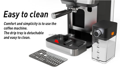 700ml Electric Coffee Maker - Stainless Steel, Also for Beer Brewing