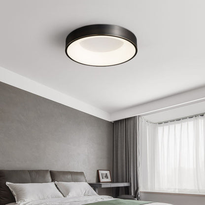 Copper Ceiling Light - Battery Powered, Surface Mount for Bedroom & Hallway