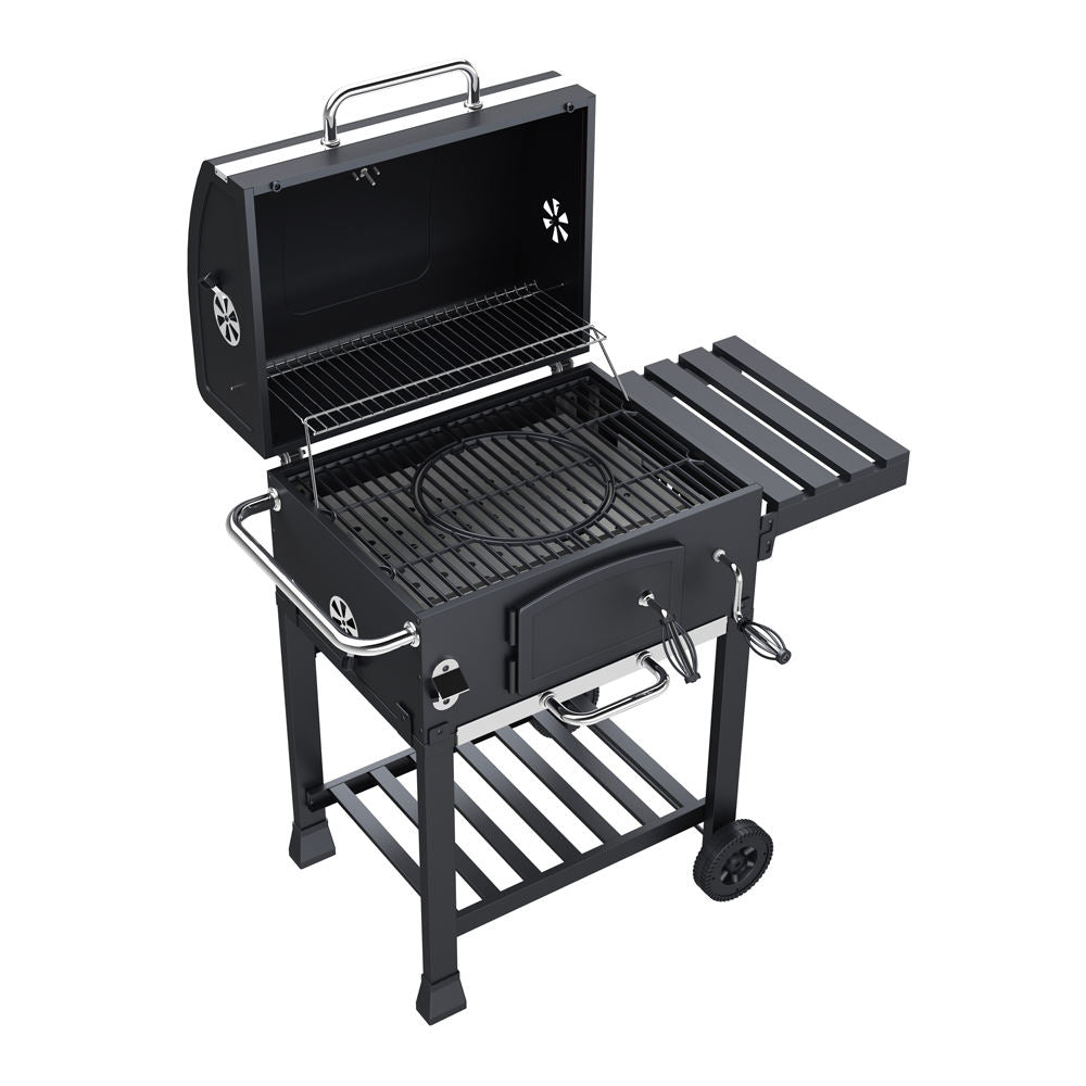 High-Quality Charcoal Grill - Cast Iron for Camping & Patio