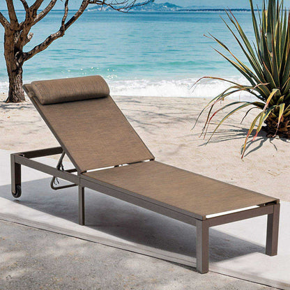 Metal Patio Sunbed - Pool, Beach & Garden Lounger Furniture