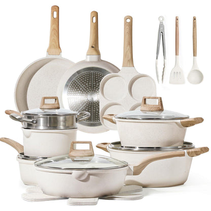 Best-Selling Cookware Set - Non-Stick, Bakelite Handle, Induction Base