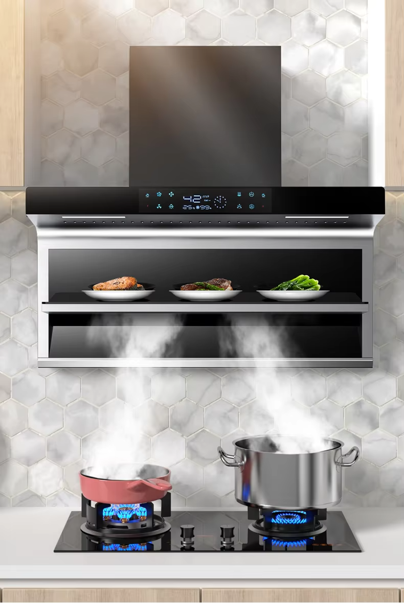 Custom Portable Range Hood - Dual Suction, Copper, Wholesale Price