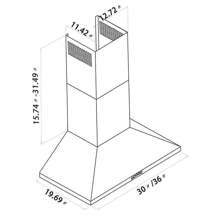 Best-Selling Wall-Mounted Range Hood - Commercial, Decorative Kitchen Hood