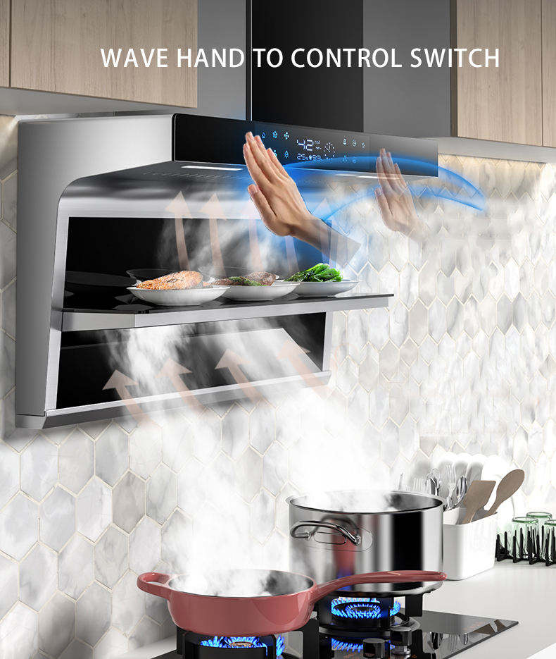 Custom Portable Range Hood - Dual Suction, Copper, Wholesale Price