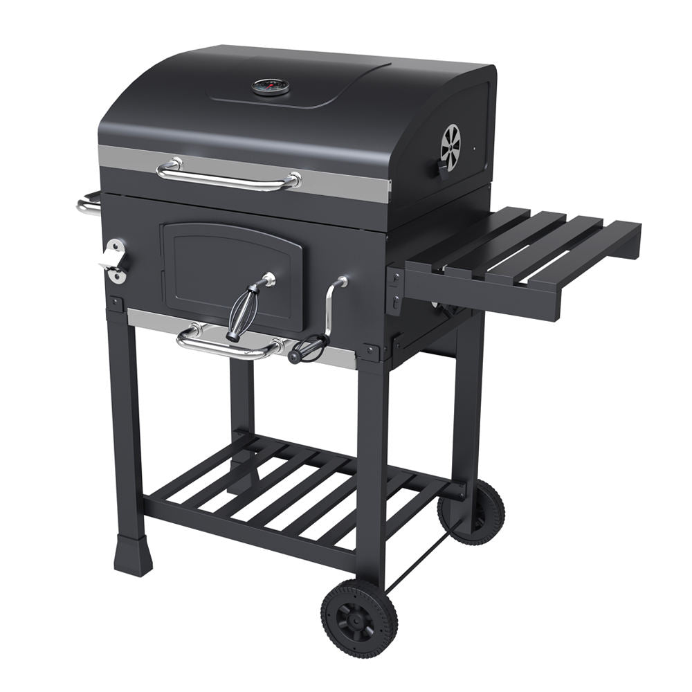 High-Quality Charcoal Grill - Cast Iron for Camping & Patio