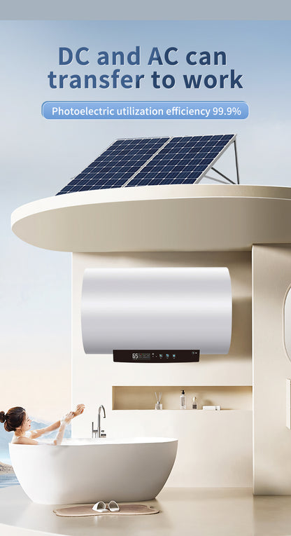 Smart Solar Water Heater - Hybrid Heating, Heat Pump & Storage Type