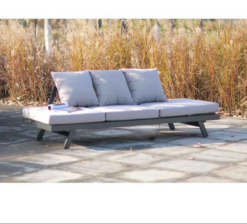 Weatherproof Outdoor Sun Bed - Waterproof Garden Sofa Bed