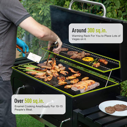 Best-Selling Charcoal Grill - Black for Backyard, Camping & Outdoor