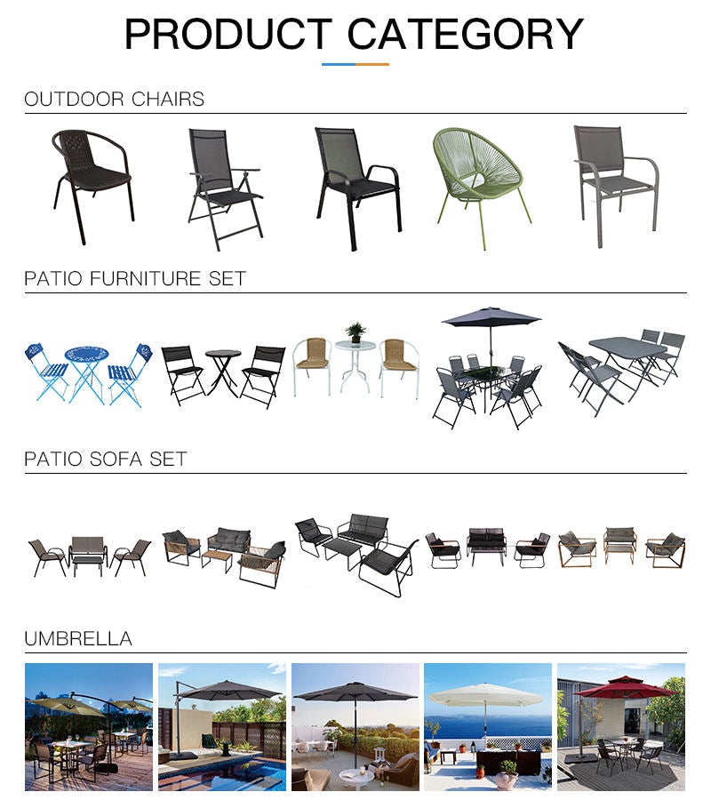 3-Piece Foldable Garden Set - Backyard Table & Chairs, Outdoor Furniture