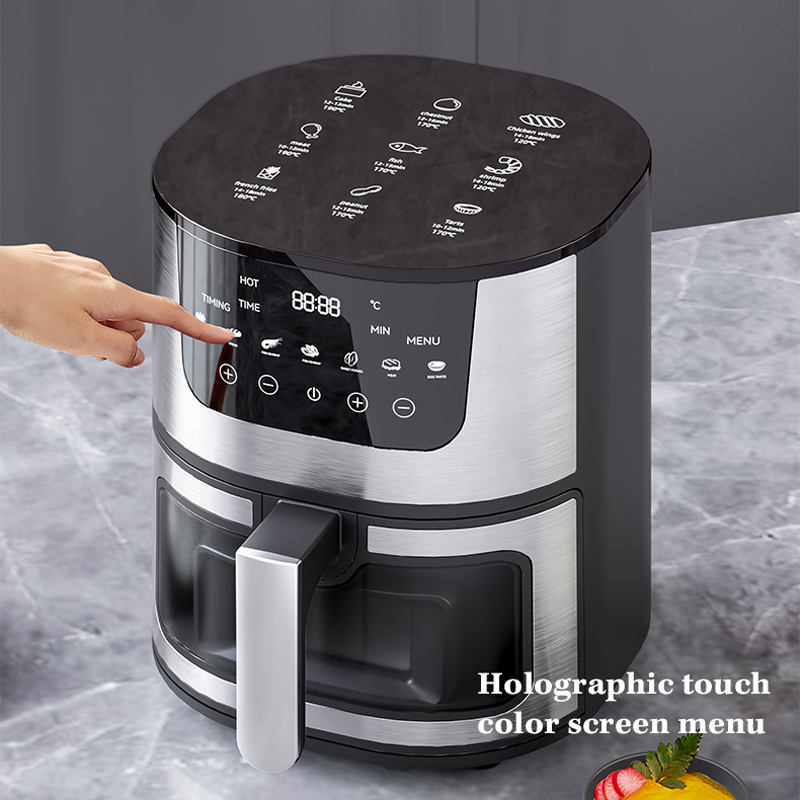 Stainless Steel Digital Air Fryer - Oil-Free, Top Rated